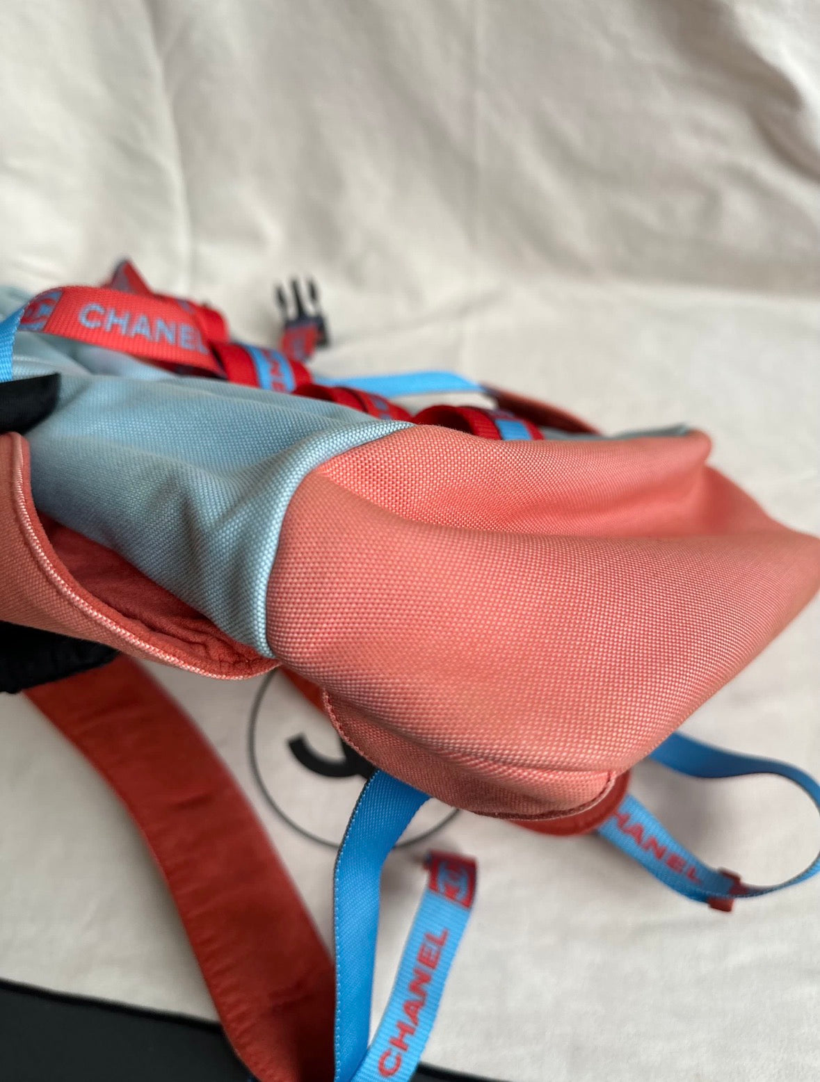 Rare Chanel Sports Line Backpack Canvas CC Logo