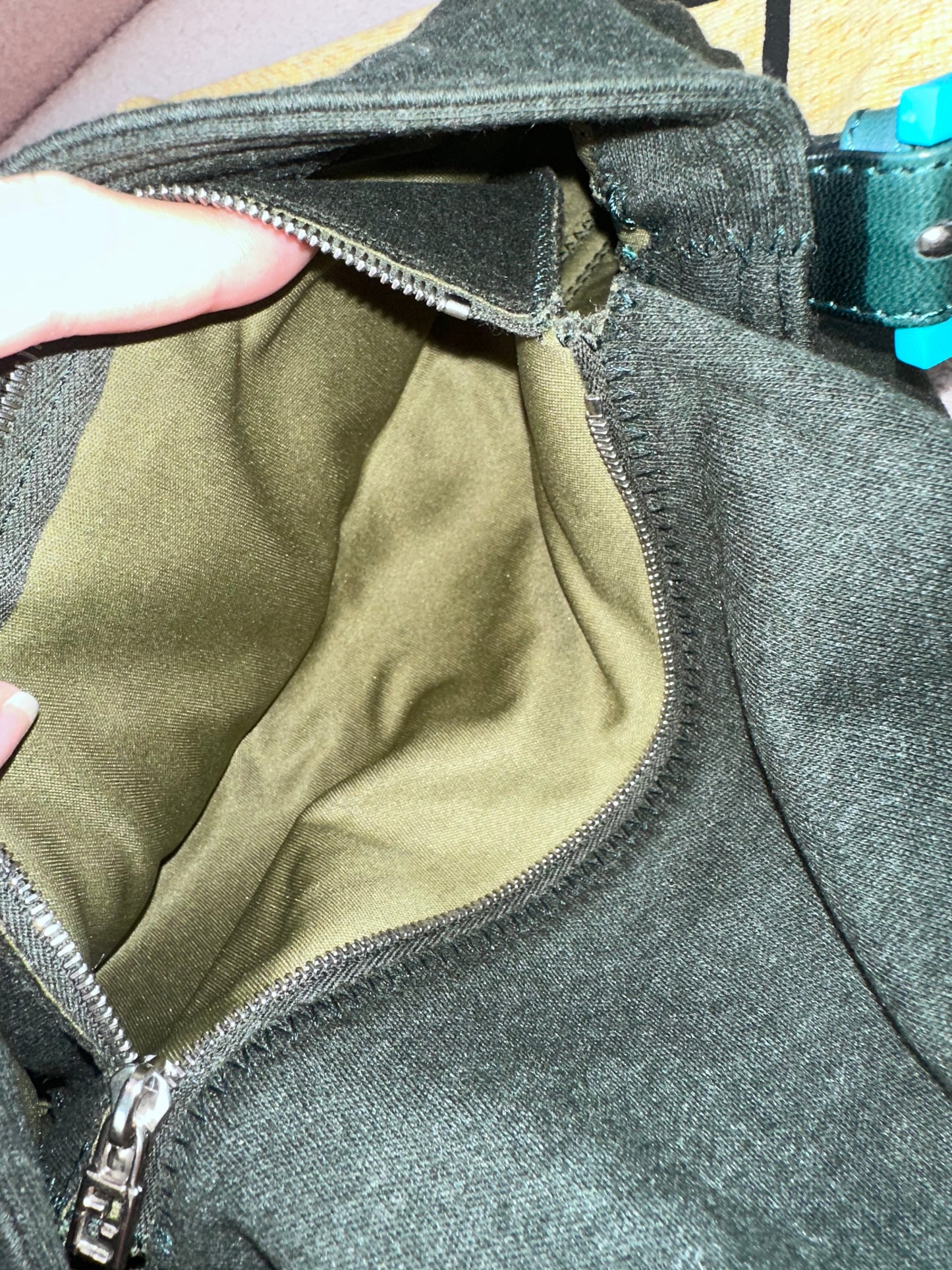 Fendi Tiffany Blue Buckle Baguette