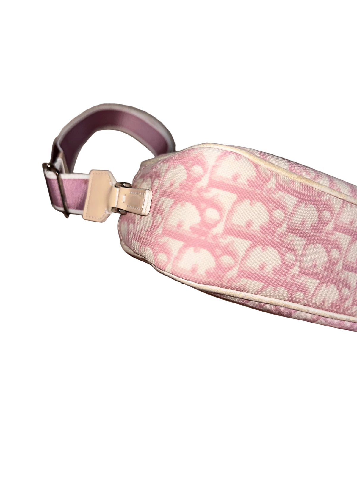 Dior 2003 Pink Trotter Oblique Diorissimo Crossbody Bag