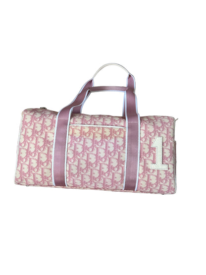 Dior John Galliano Girly Pink Trotter Boston Bag