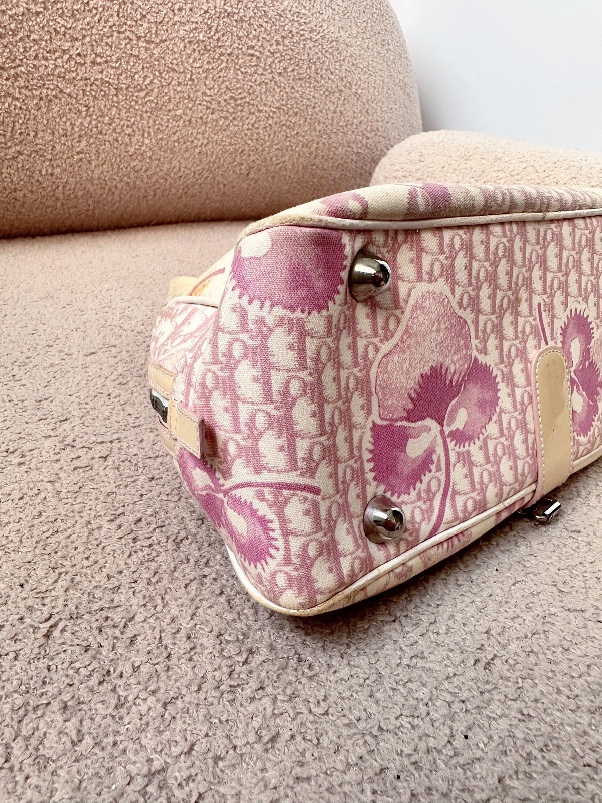 Dior Cherry Blossom Pink Trotter Shoulder Bag
