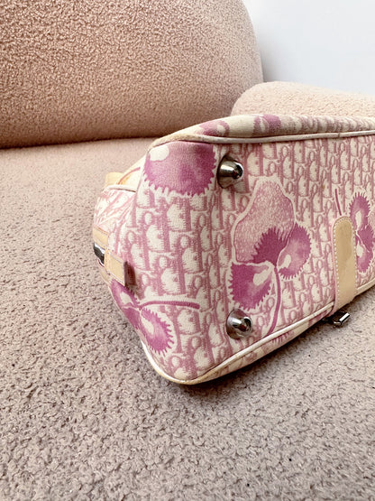 Dior Cherry Blossom Pink Trotter Shoulder Bag