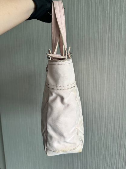Chanel Baby Pink Biarritz Shoppers Tote Bag