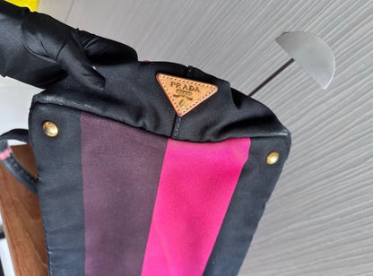 Prada Canapa Multicolour Tote Bag
