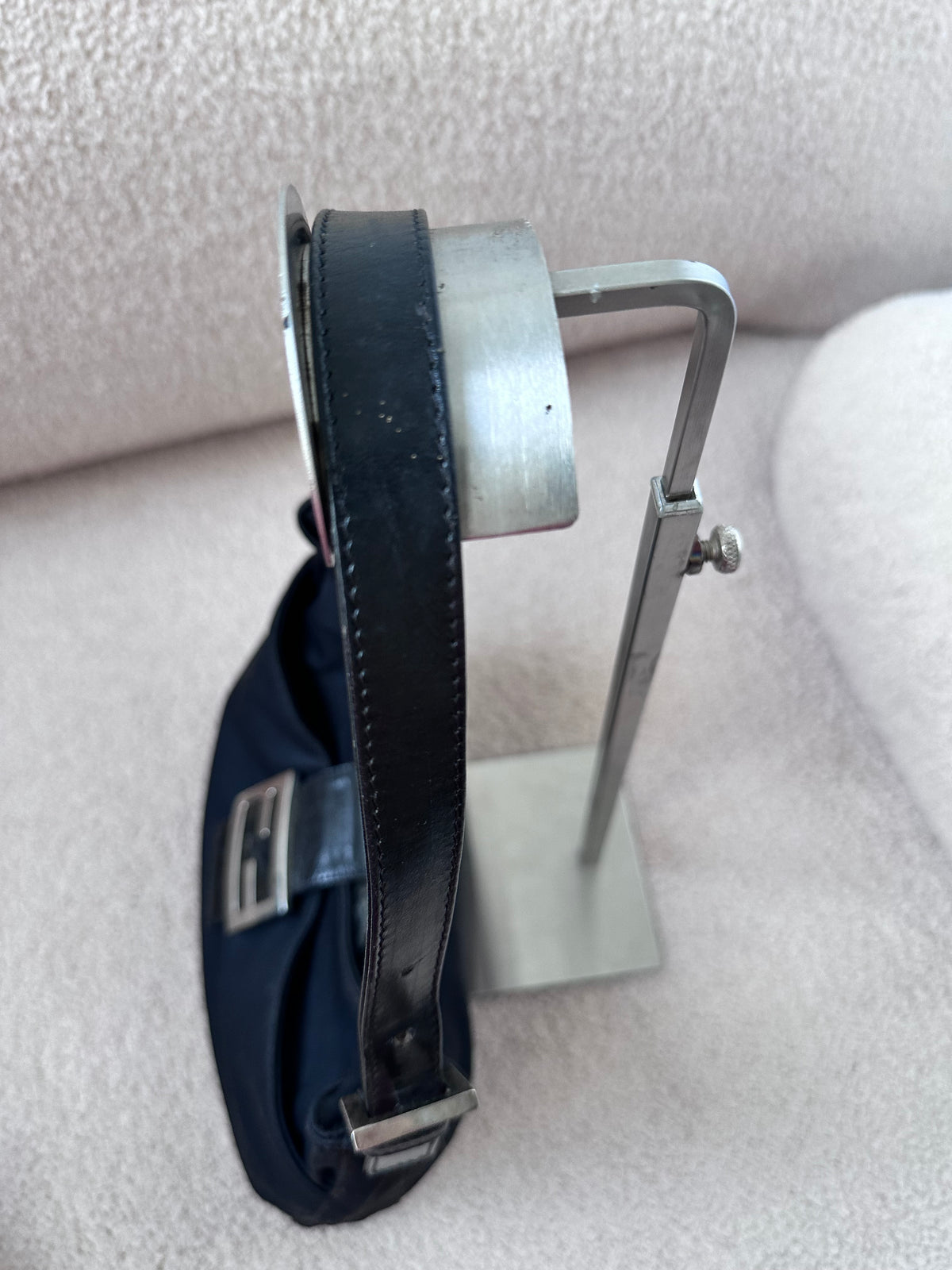 Fendi FF Baguette Hobo Black