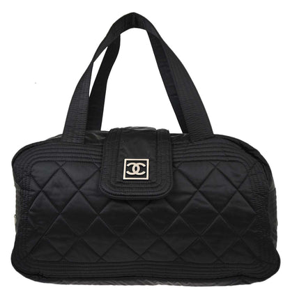 Rare Chanel 2005-2006 Black Nylon Sport Line Travel Bag