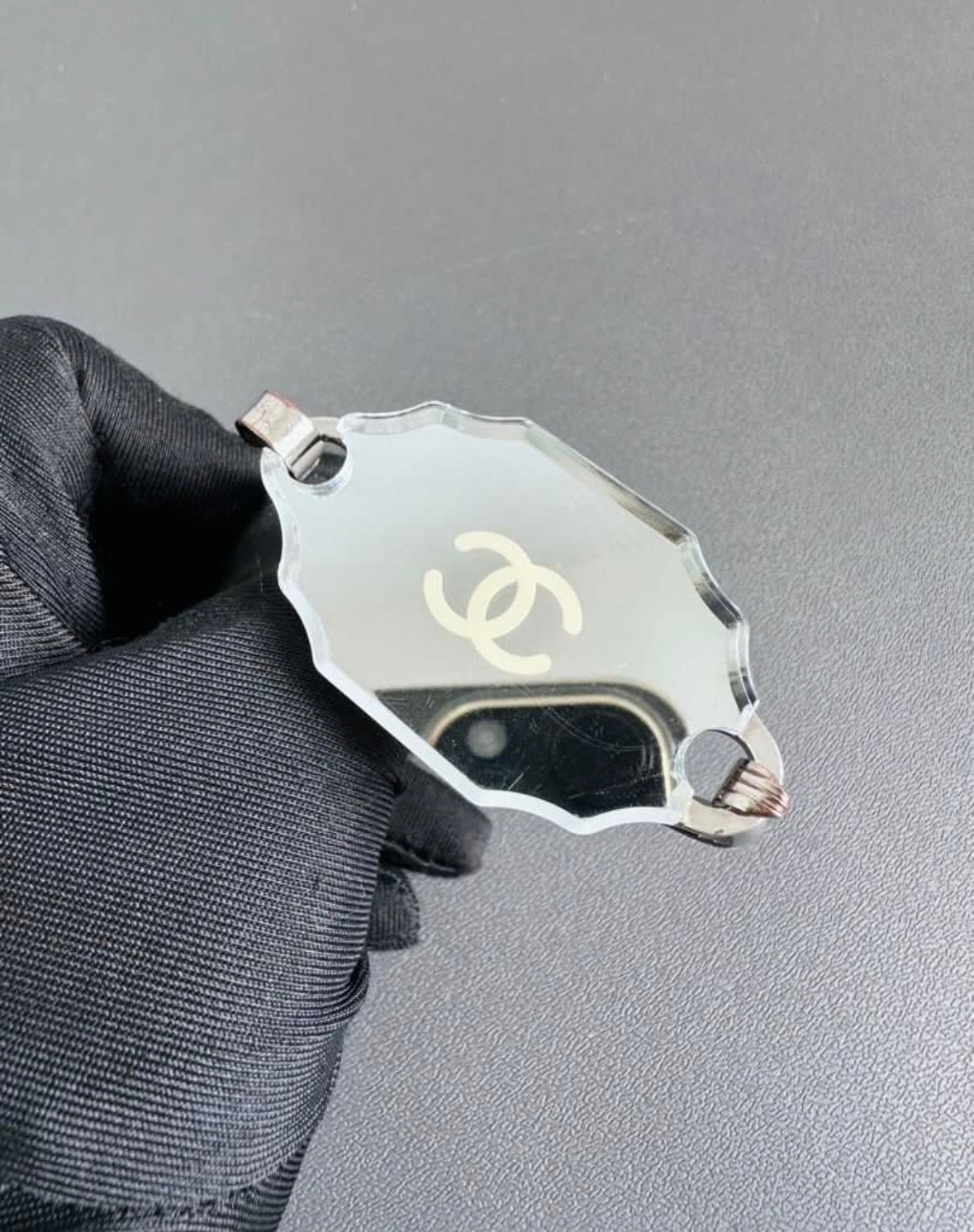 Ultra Rare Chanel 2003 Vanity Mirror Bangle Bracelet