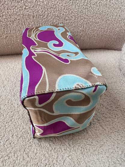Rare Fendi 2002 Archive Swirl Bento Box Baguette Bag