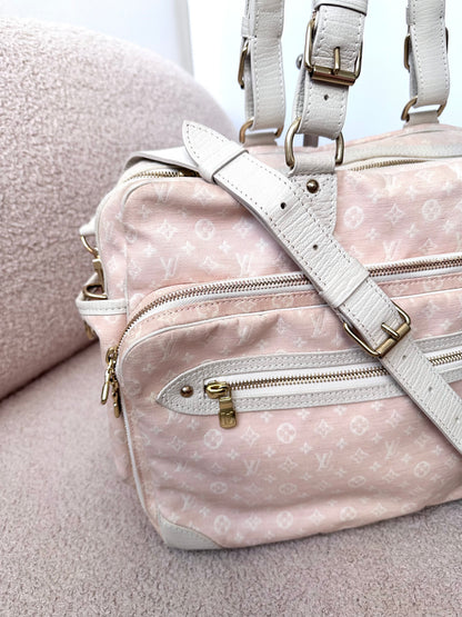 Louis Vuitton Baby Pink Mini Lin Travel Diaper Carryall Bag