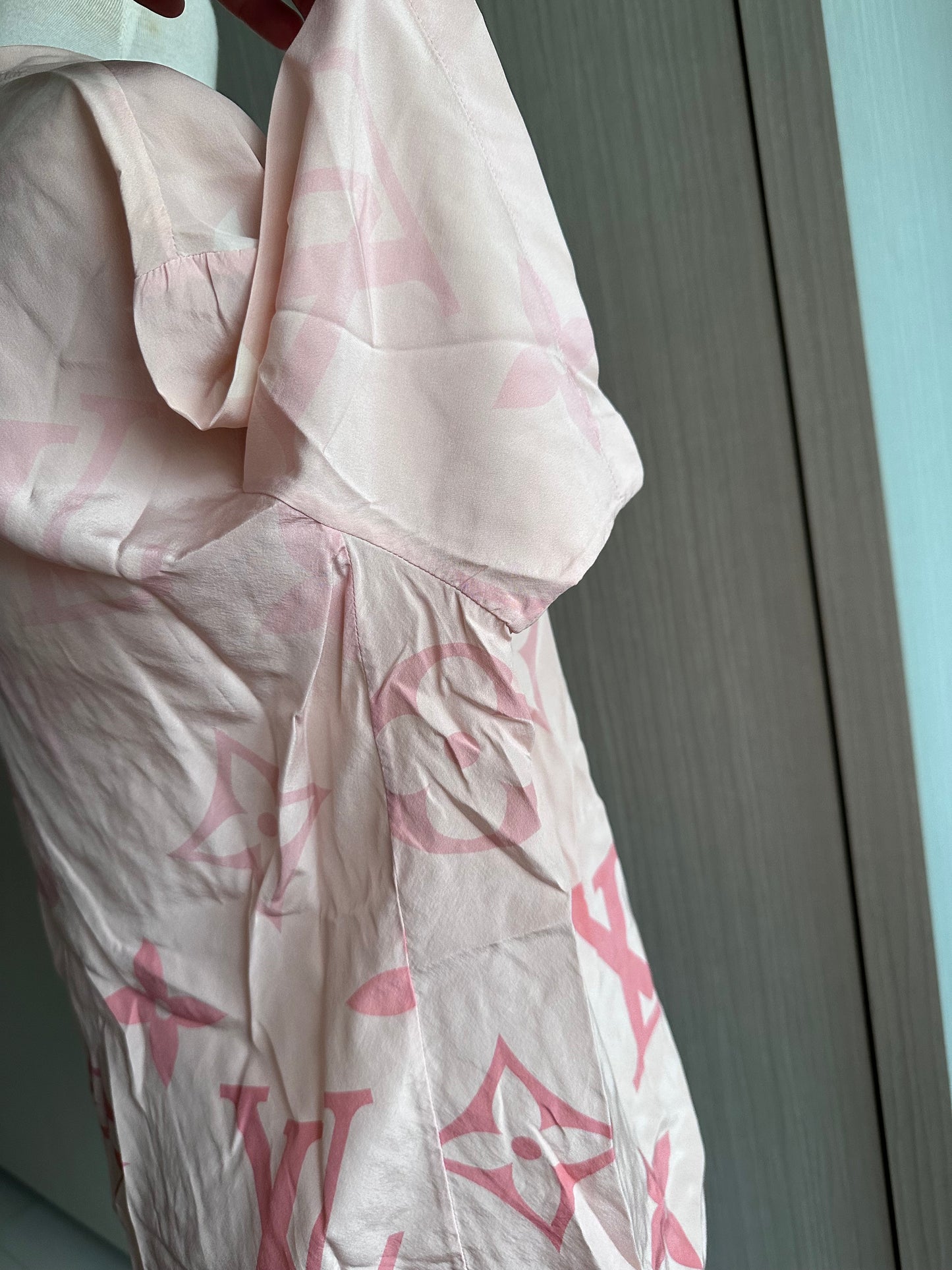 Louis Vuitton 2025 Silk Pink Ombre Pyjamas Shirt Top