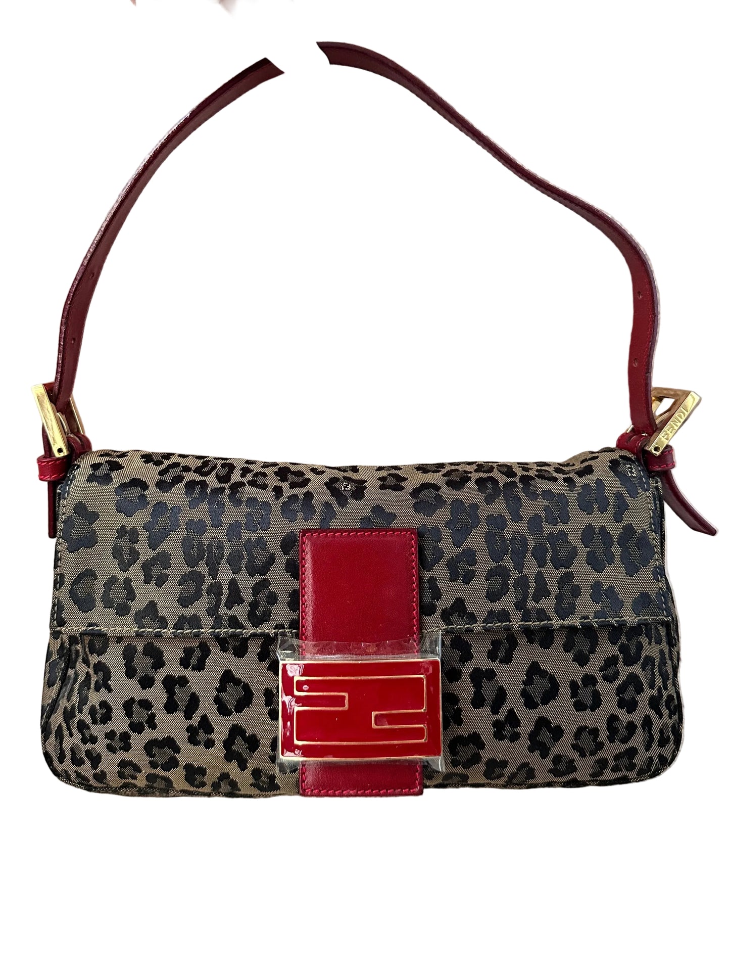 ULTRA RARE Fendi Leopard Cheetah Print Baguette