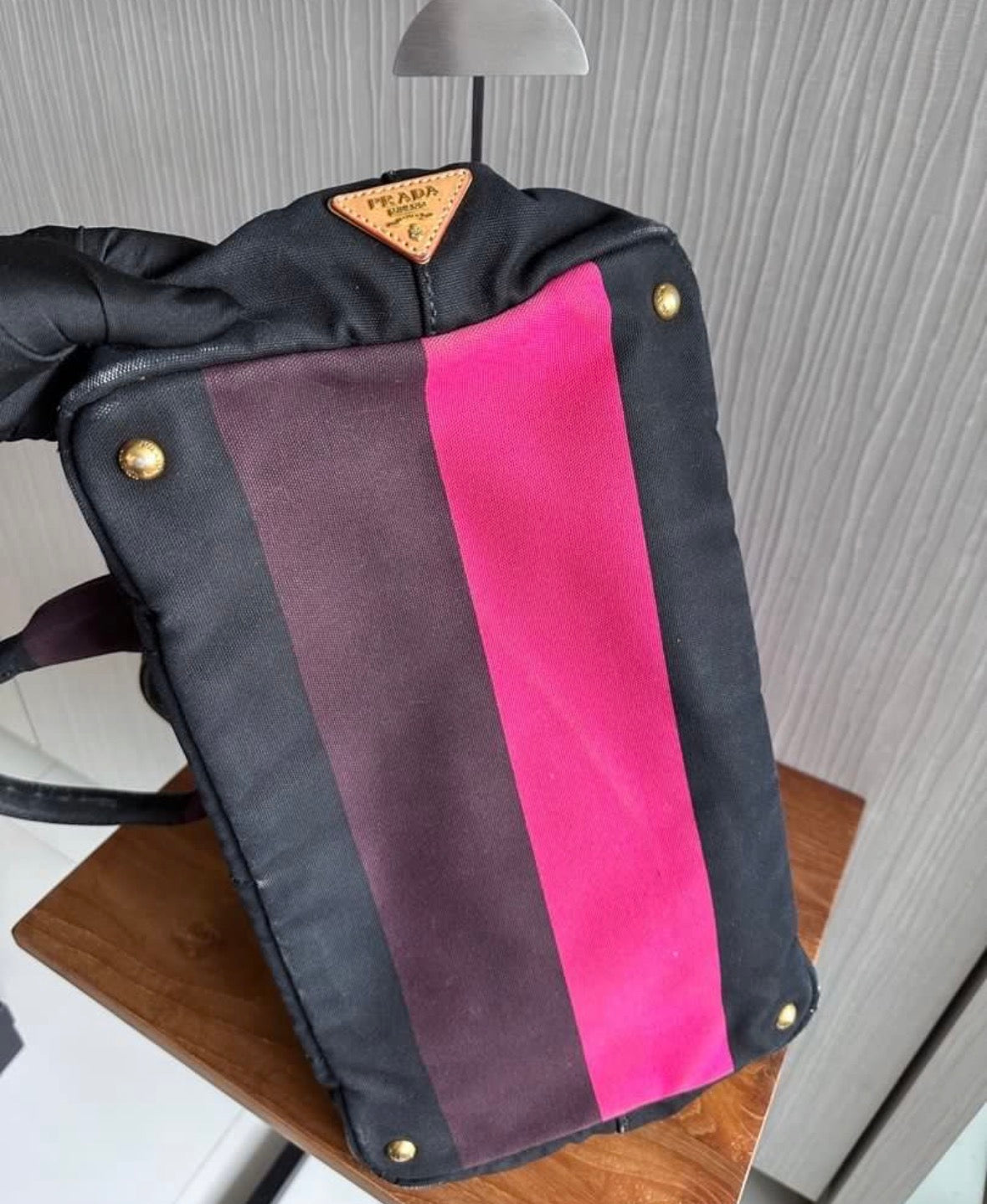 Prada Canapa Multicolour Tote Bag