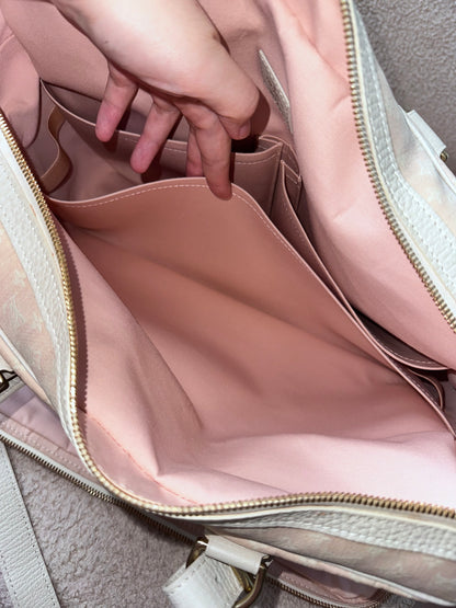 Louis Vuitton Baby Pink Mini Lin Travel Diaper Carryall Bag
