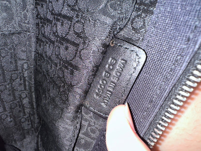 Dior John Galliano Hardcore Small Hobo Bag Crystal Logo