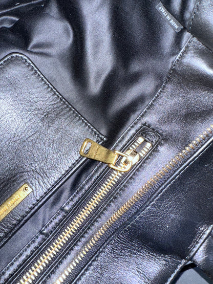 Miu Miu Large Matelasse Nappa Leather Bag Black