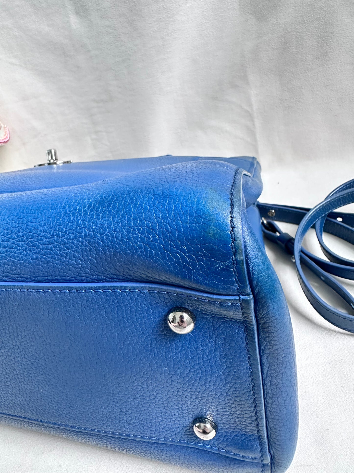 Chanel Cerf Executive Tote - Blue Calf Leather