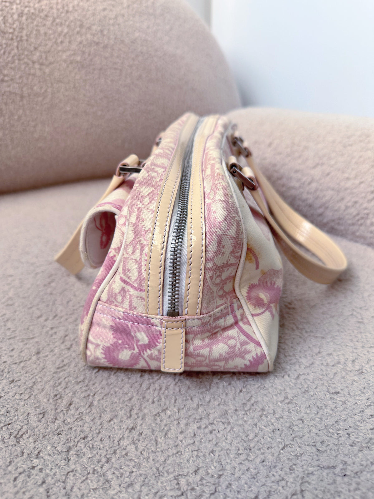 Dior Cherry Blossom Pink Trotter Shoulder Bag
