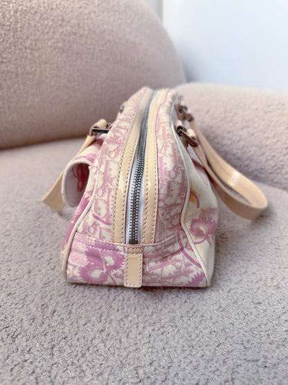 Dior Cherry Blossom Pink Trotter Shoulder Bag