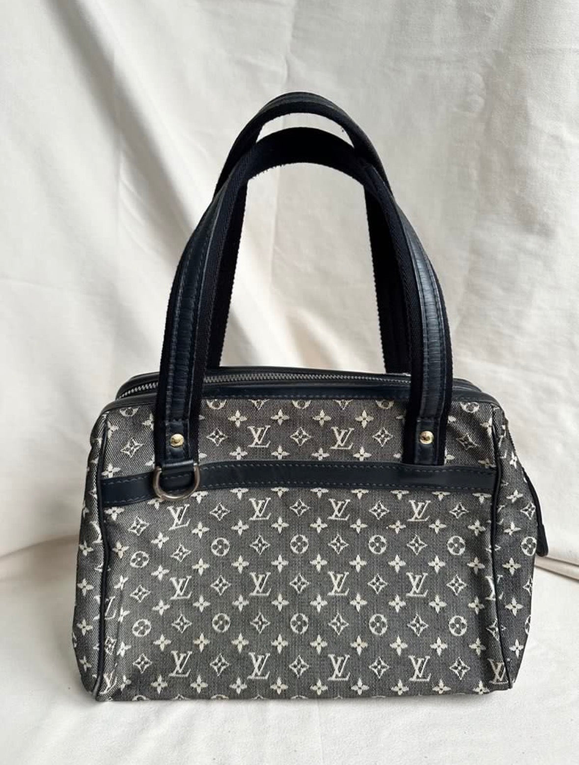 Louis Vuitton Denim Mini Lin Josephine Boston Bag PM