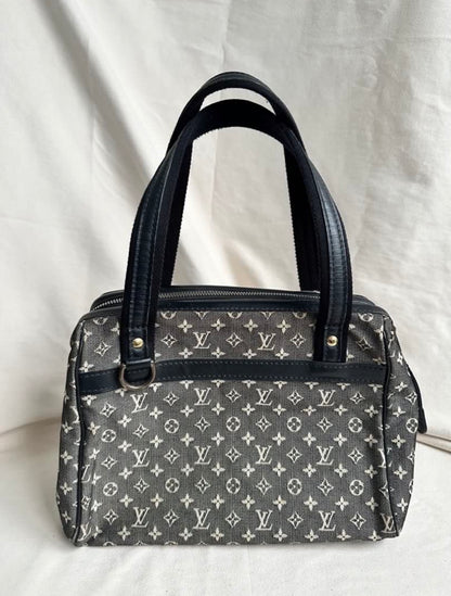Louis Vuitton Denim Mini Lin Josephine Boston Bag PM