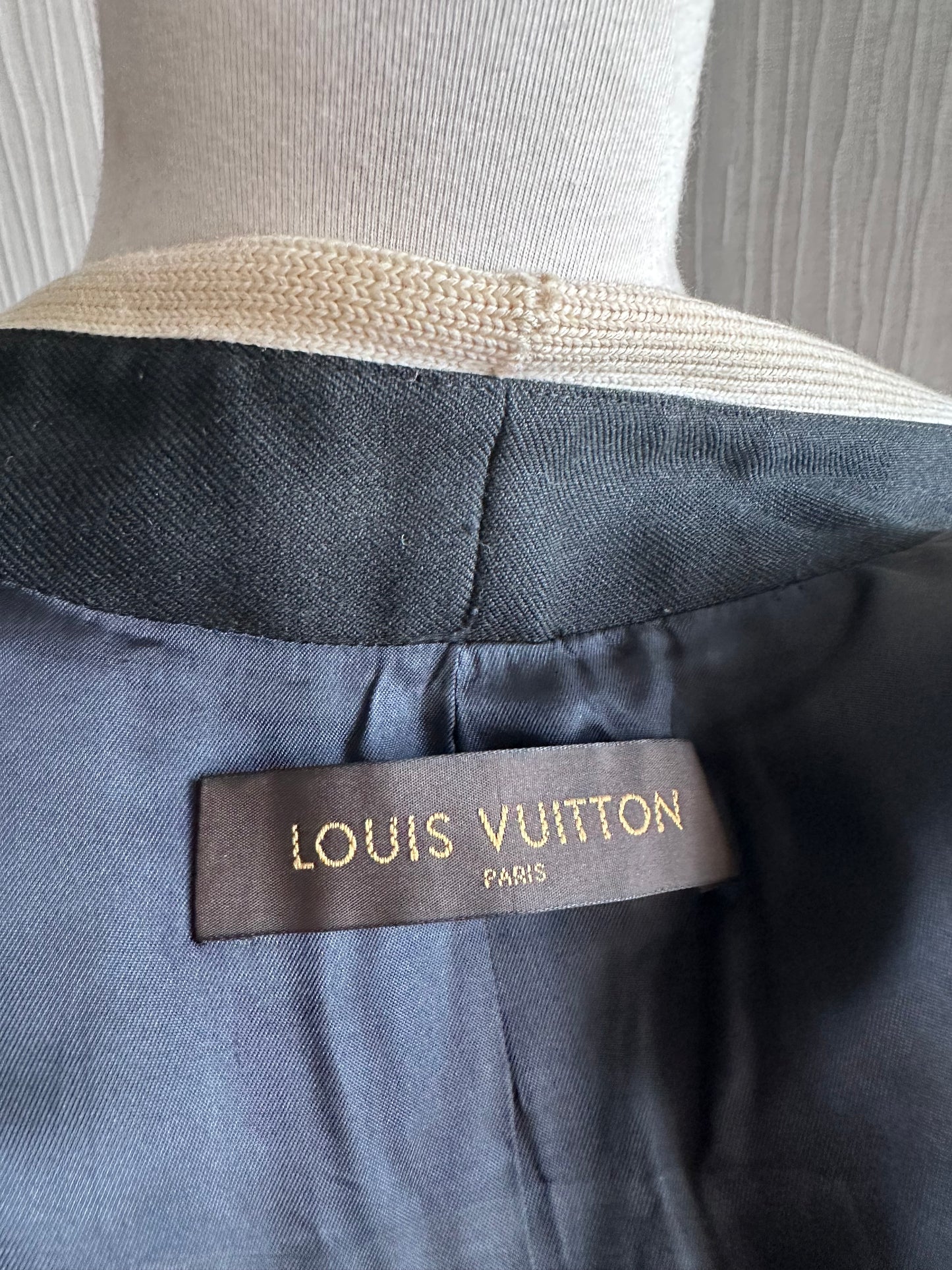 Louis Vuitton A/W16 Runway Black Blazer Jacket