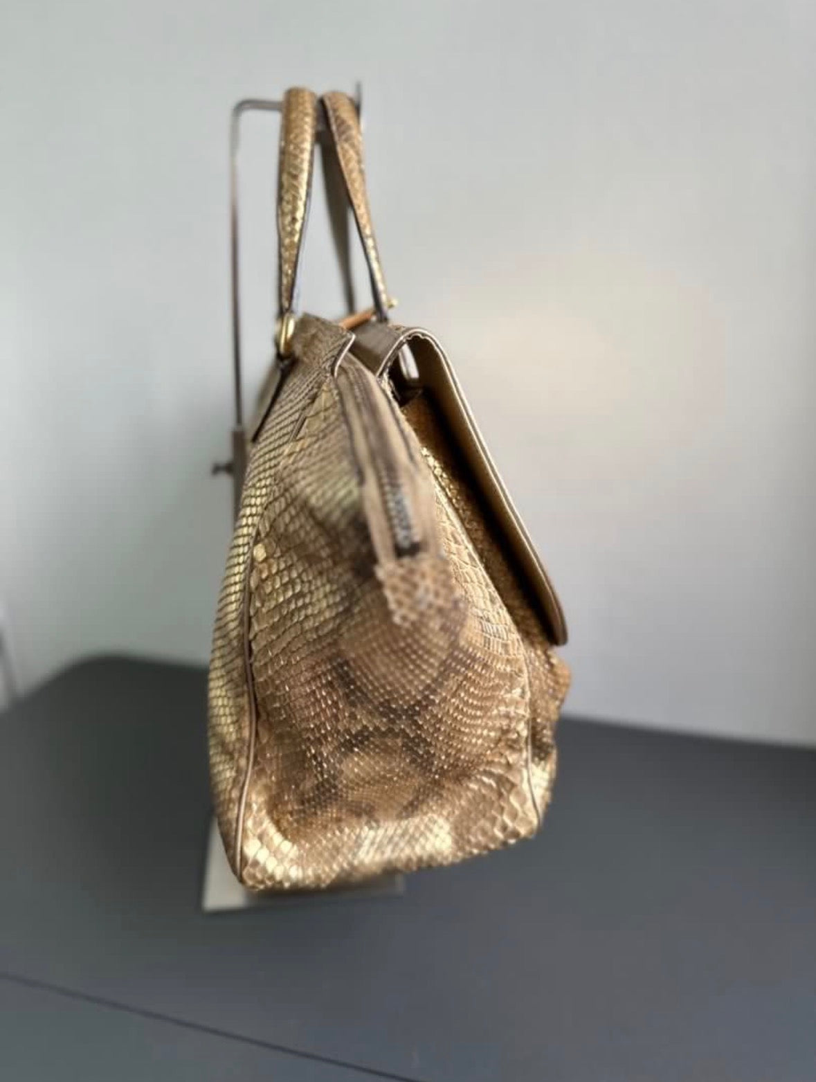 Gucci 1973 Python Exotic Top Handle Bag A/W2010