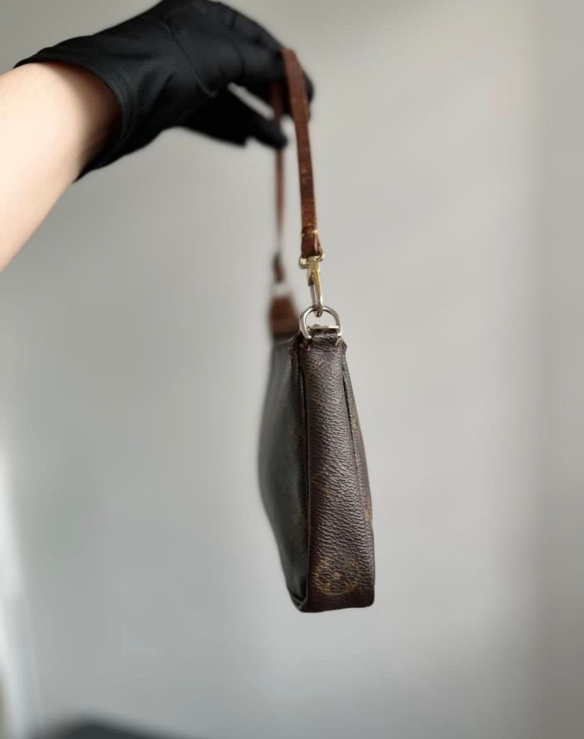 Louis Vuitton Monogram Pochette Accessoires Hobo Bag