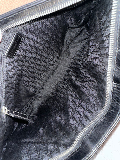 Dior Ballerina Black Corset Lace Medium Shoulder Bag
