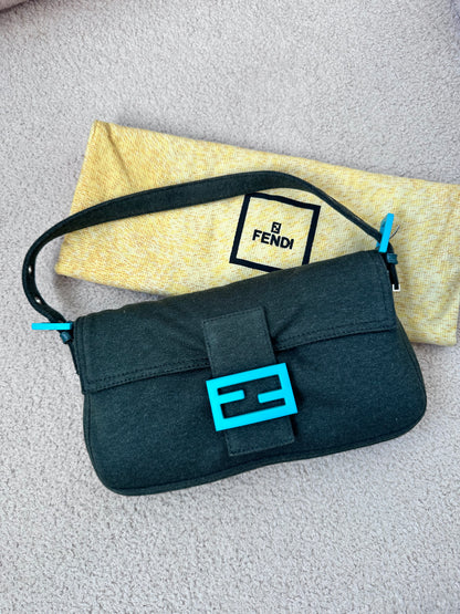 Fendi Tiffany Blue Buckle Baguette