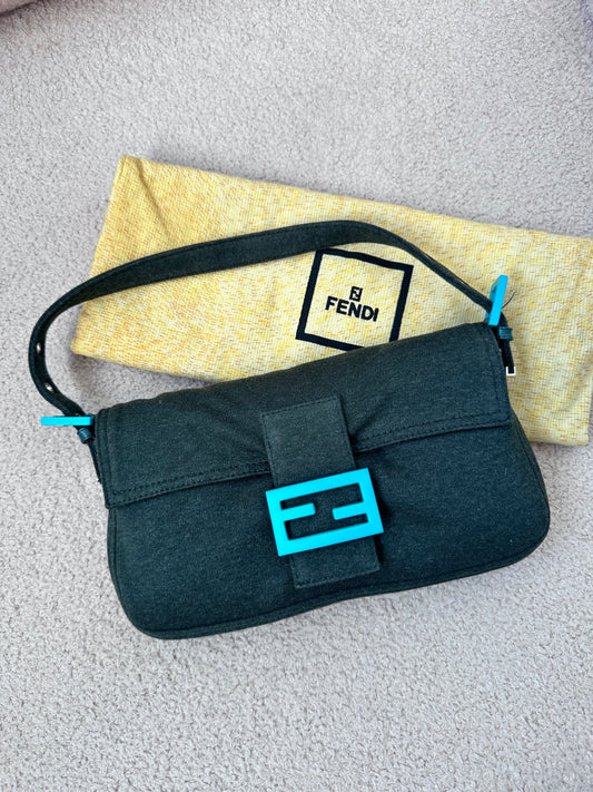Fendi Tiffany Blue Buckle Baguette