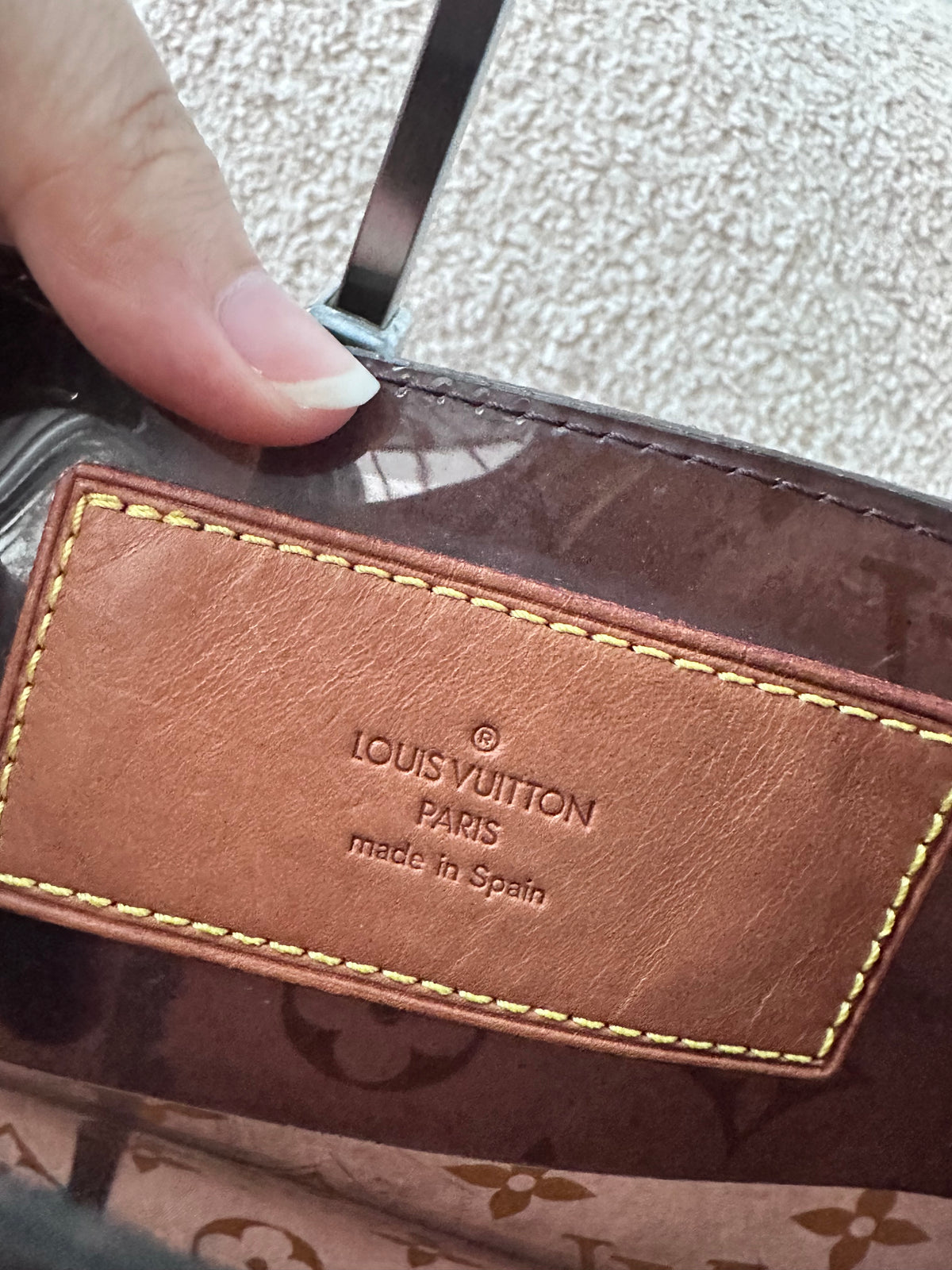 Rare Louis Vuitton PVC Monogram Large Beach Tote Bag
