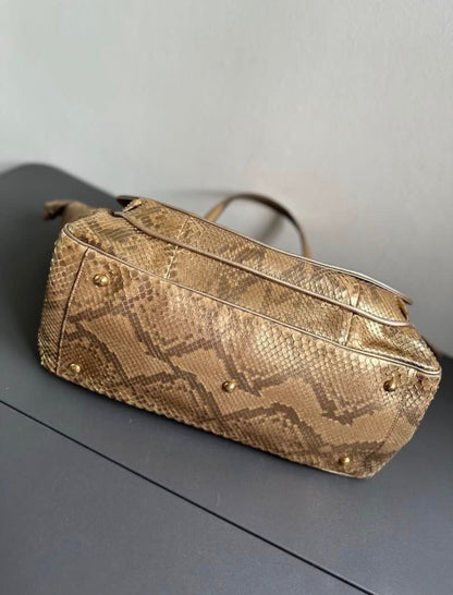 Gucci 1973 Python Exotic Top Handle Bag A/W2010