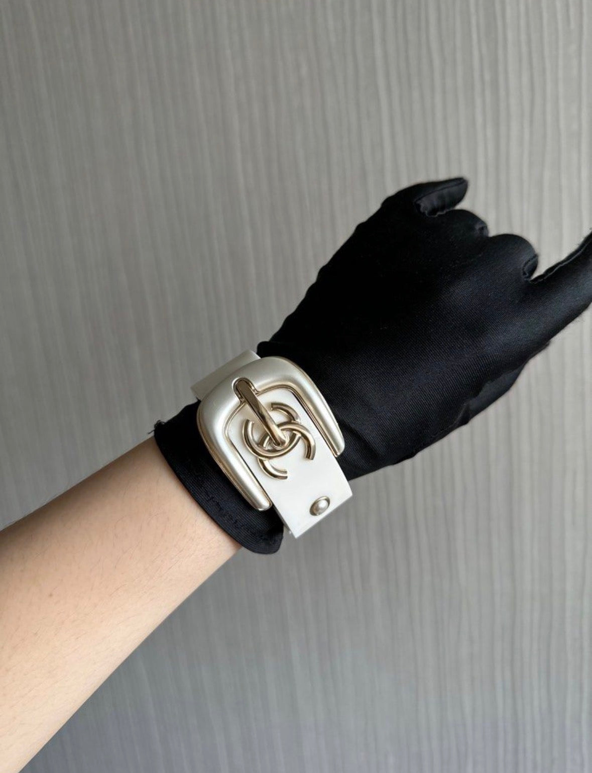 Chanel Coco CC Belt Bracelet Bangle