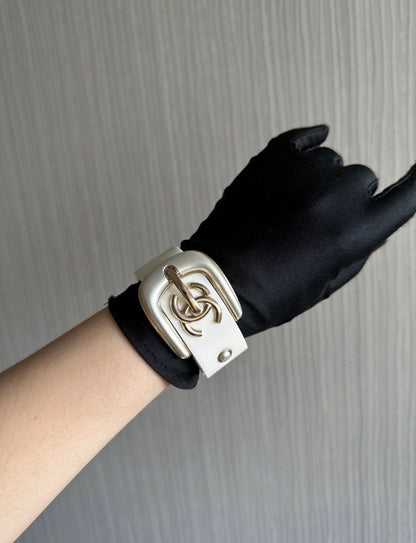 Chanel Coco CC Belt Bracelet Bangle