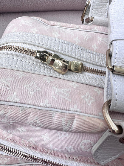 Louis Vuitton Baby Pink Mini Lin Travel Diaper Carryall Bag