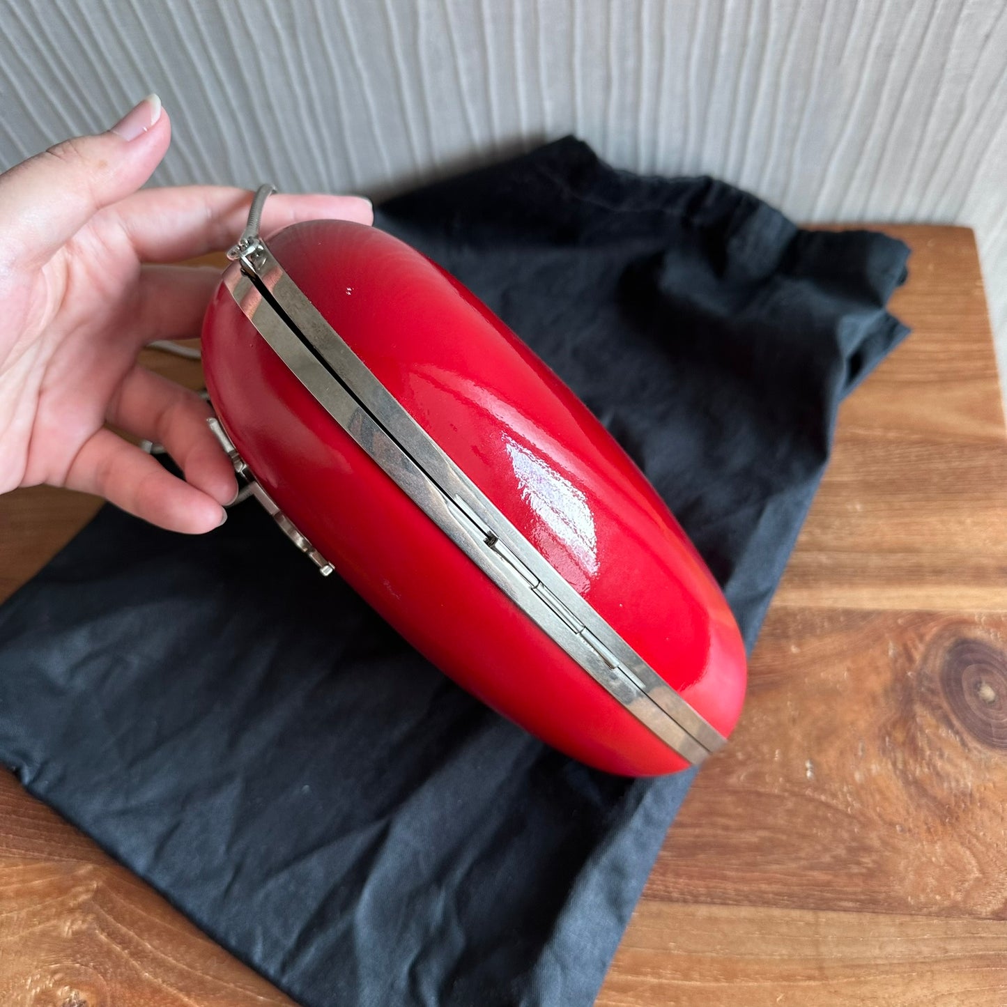 RARE Yves Saint Laurent Love Box Heart Minaudiere Clutch Bag Crossbody Bag YSL