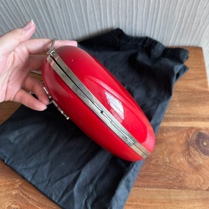 RARE Yves Saint Laurent Love Box Heart Minaudiere Clutch Bag Crossbody Bag YSL
