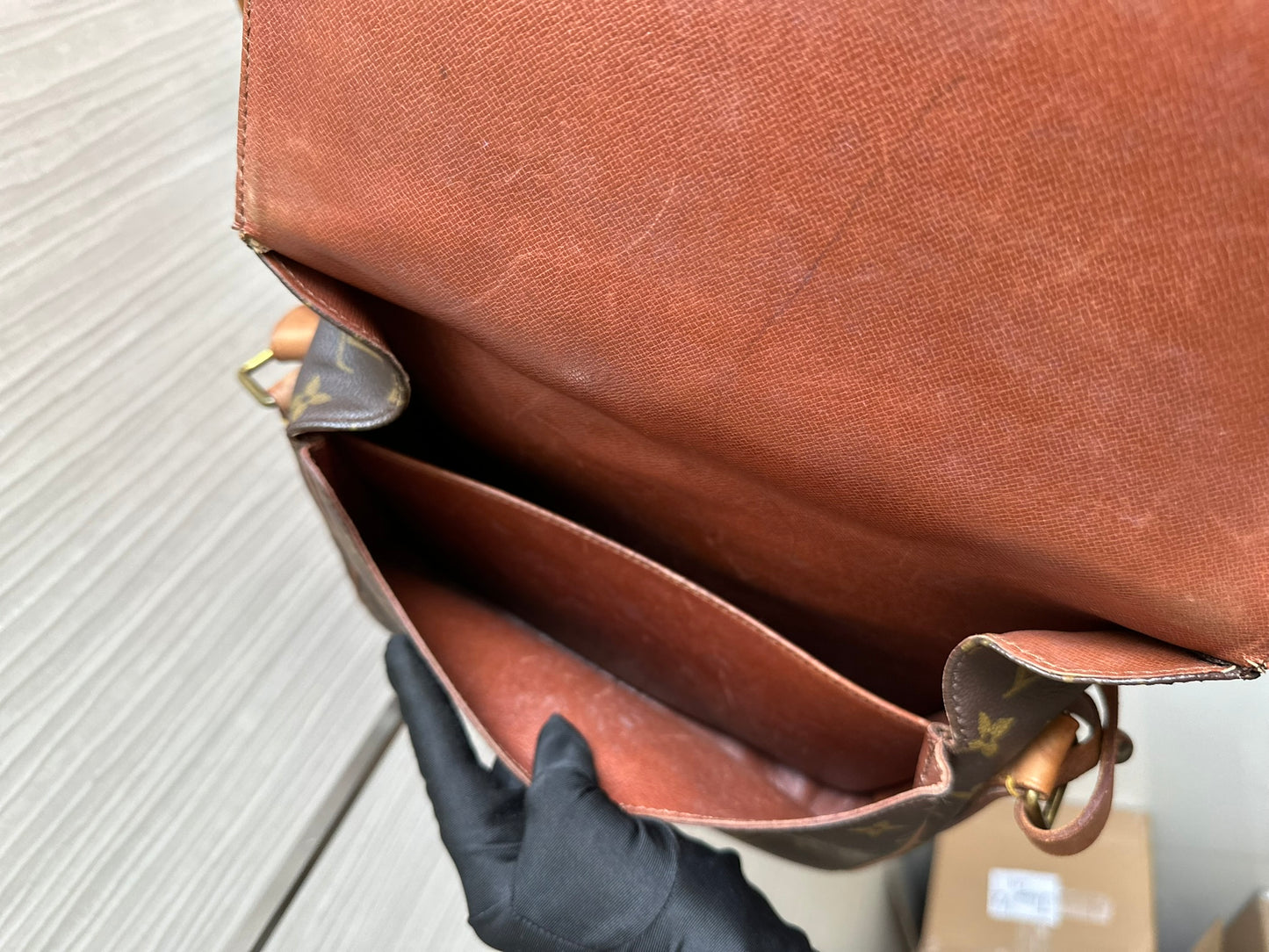 Louis Vuitton  Cartouchiere GM Messenger Crossbody Bag Brown Monogram