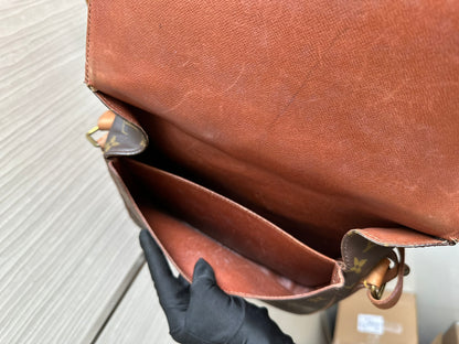 Louis Vuitton  Cartouchiere GM Messenger Crossbody Bag Brown Monogram
