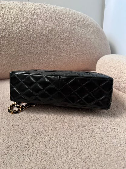 Chanel Timeless Classic Quilted Single Flap Bag Black
