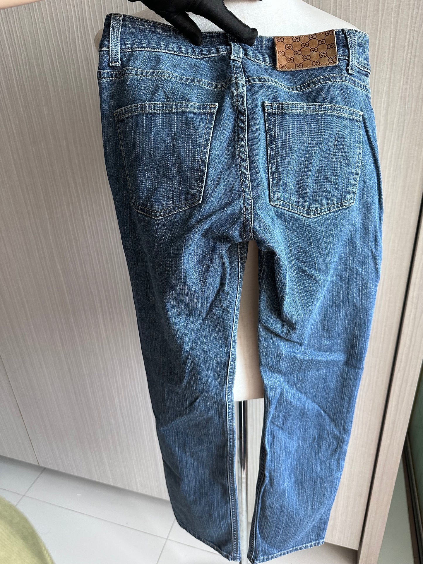 Gucci Denim Straight Fit Jeans - Size 38