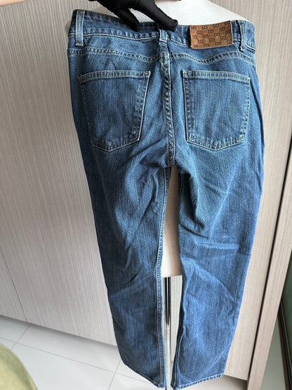 Gucci Denim Straight Fit Jeans - Size 38