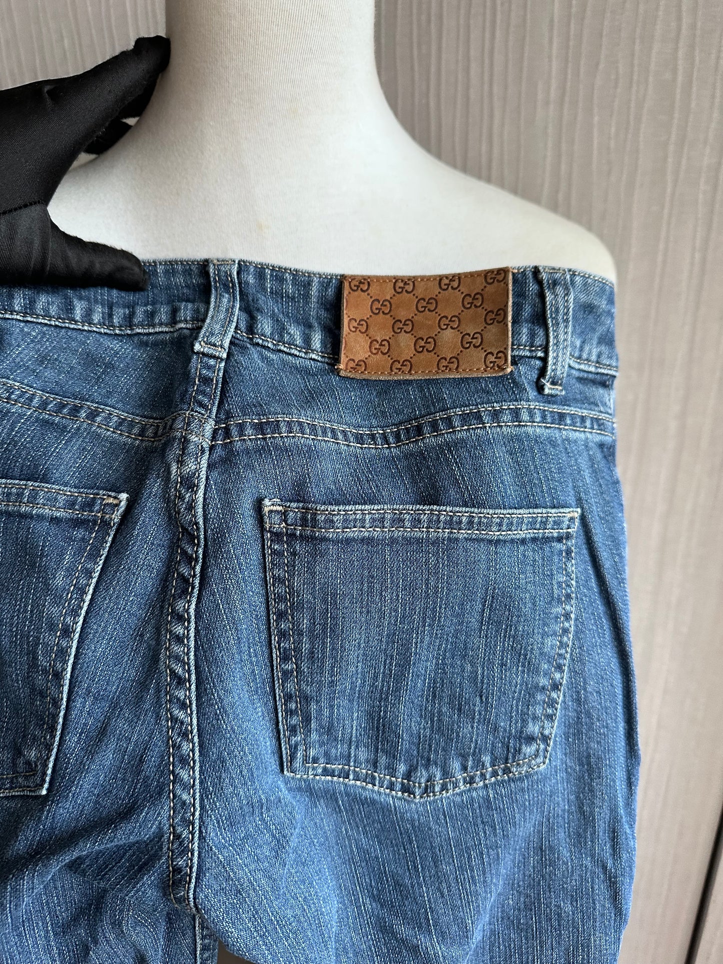 Gucci Denim Straight Fit Jeans - Size 38