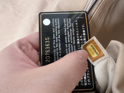 Chanel Large Classic Flap Bag Beige Calfskin