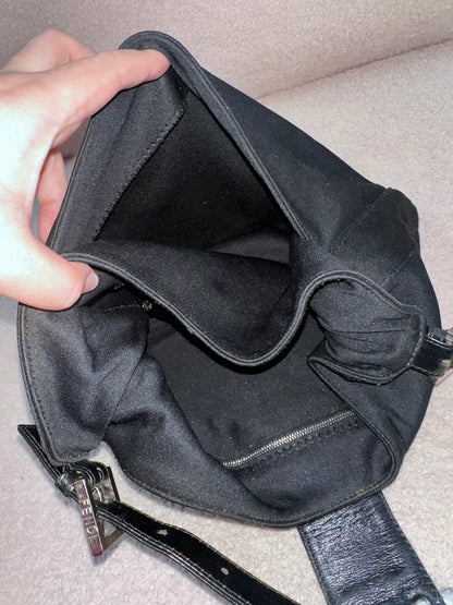 Fendi FF Baguette Hobo Black
