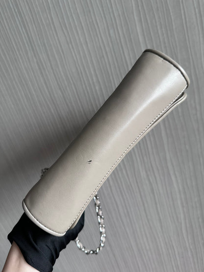 Tory Burch Fleming Crossbody Bag in Grey Leather
