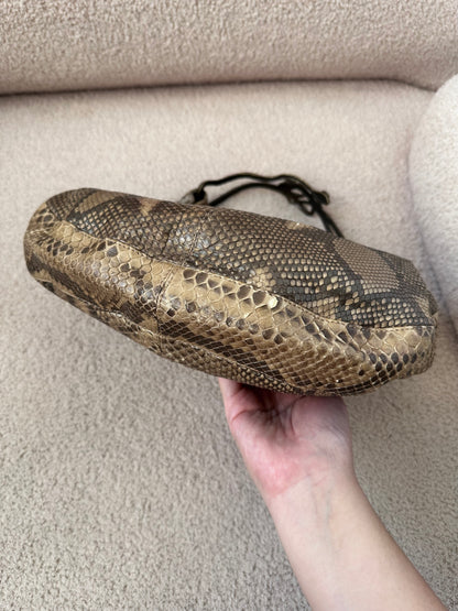 VALENTINO GARAVANI Python Serpent Hobo sculptural Serpent Handle