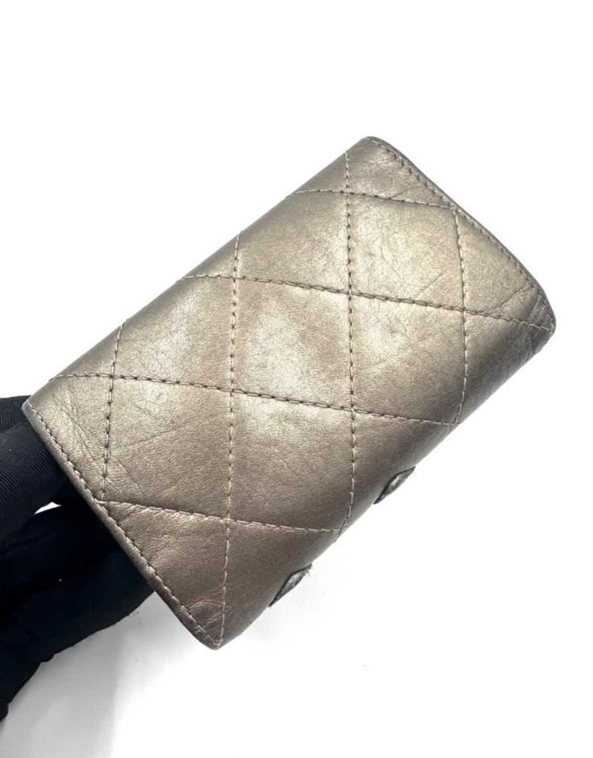 Chanel Cambon Key Holder Pouch Bronze