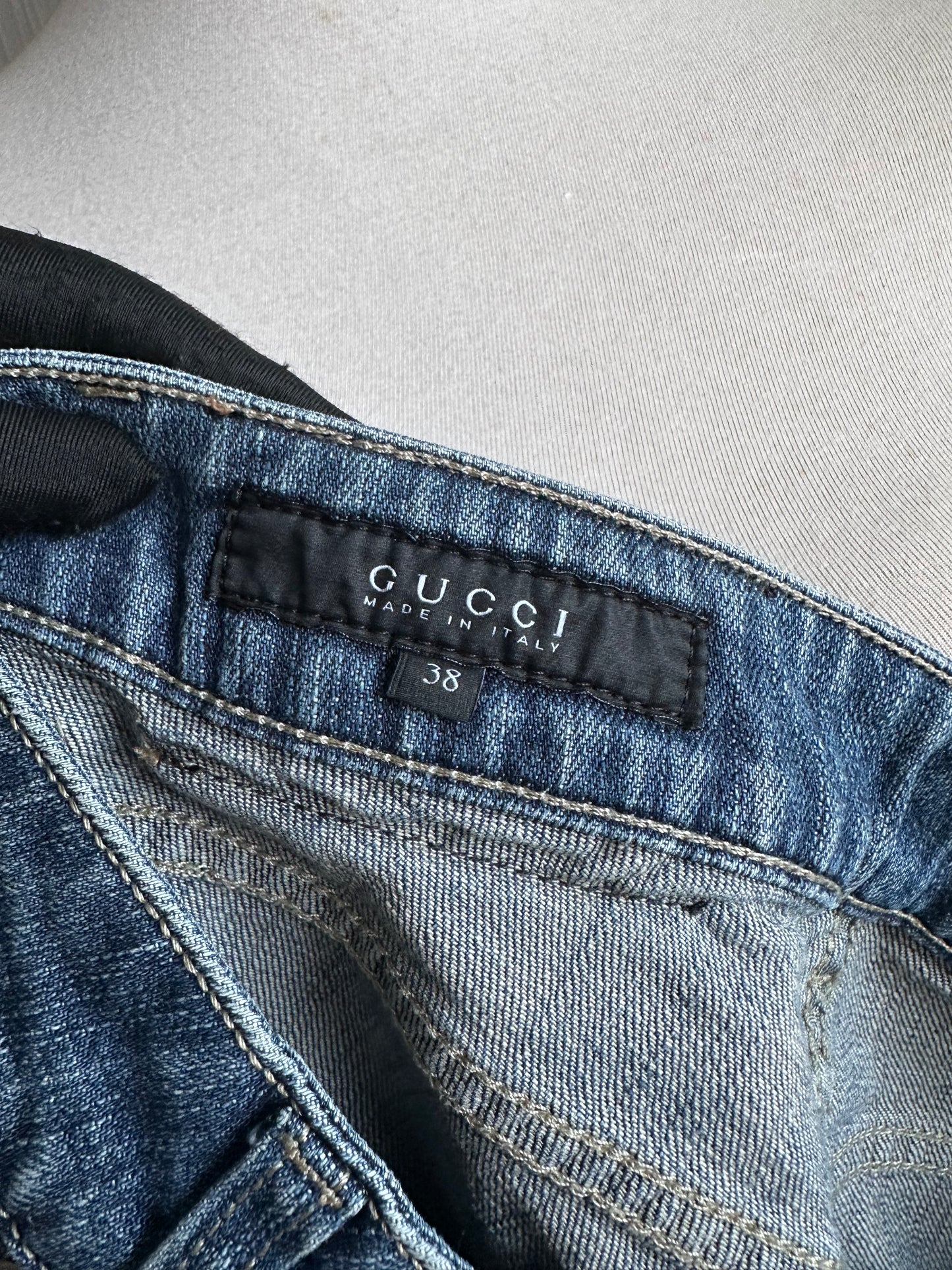 Gucci Denim Straight Fit Jeans - Size 38