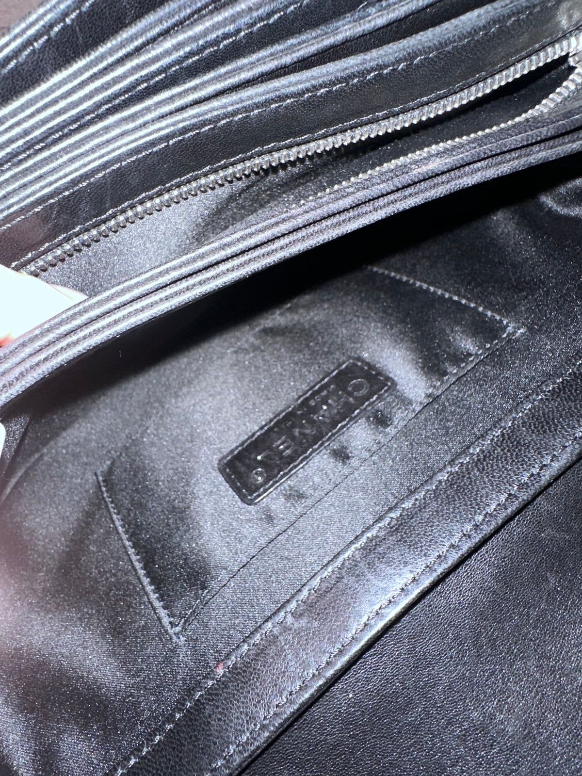 Chanel Quilted Accordion Classic Medium Flap Black SHW